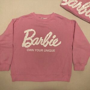Zara Kids Barbie sequined sweatshirt-Size 11-12